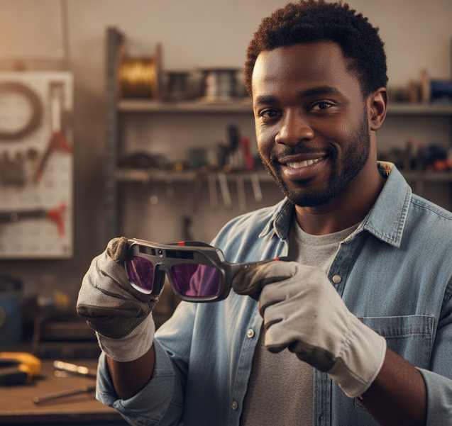 Vision Claire : Lunettes de Soudage Ergonomiques